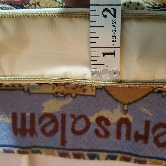 Jerusalem Camel Tapestry Tote Bag w/Bottom Zipper Extension-Dual Design - Picture 8 of 14